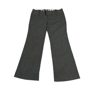 Maurices 15/16 black & grey dress pants low rise flare Y2K classic office 4357